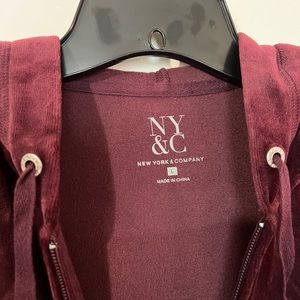 Velour burgundy/Maroon sweatshirt